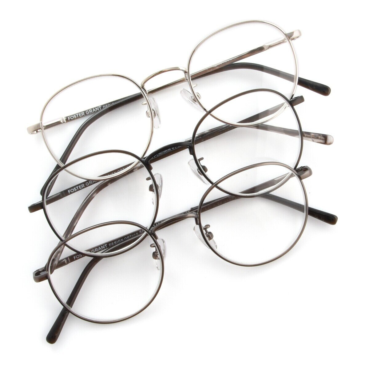 Design Optics® by Foster Grant "LIAM" リーディンググラス 1.75 3着セット