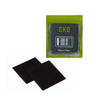 EKO ゴミ箱用脱臭剤 活性炭 消臭フィルター EK8147 ８個セット