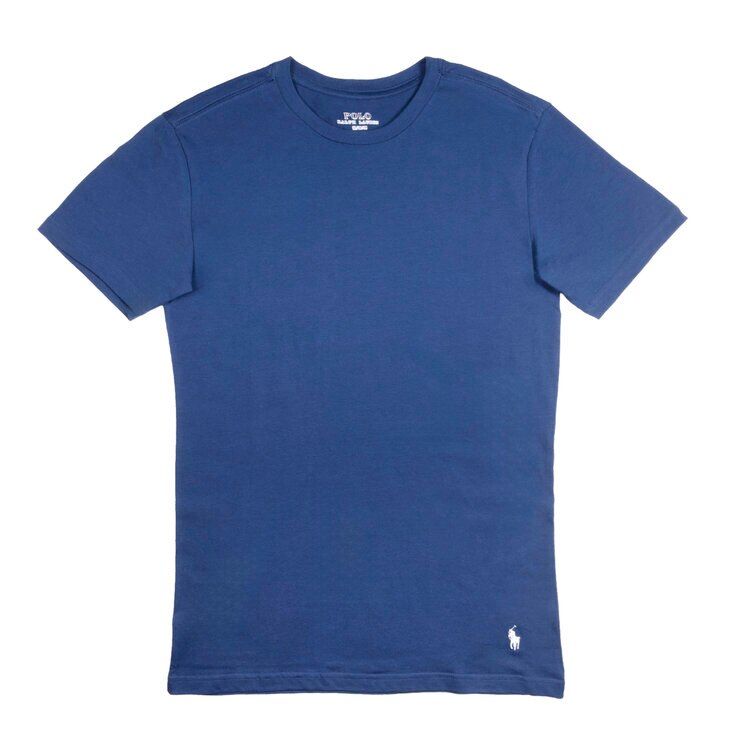 ポロ ラルフローレン メンズ クルーネック Tシャツ 3枚組 グレー/ブルー/ネイビー M