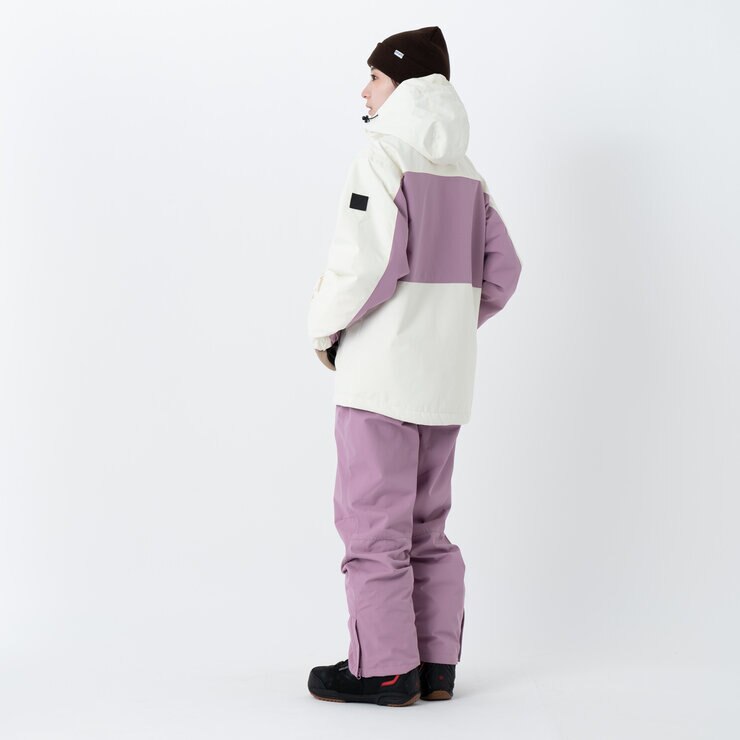 オーシャンパシフィック レディース スノージャケット ホワイト / ピンク L