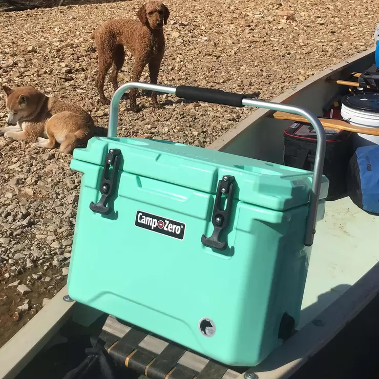 キャンプゼロ 20L ロトモールドクーラーボックス ミントグリーン キャンプゼロ 20L ロトモールドクーラーボックス ミントグリーン