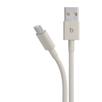 Beats USB-A - USB-C 編み込み式充電ケーブル (1.5m) サージストーン