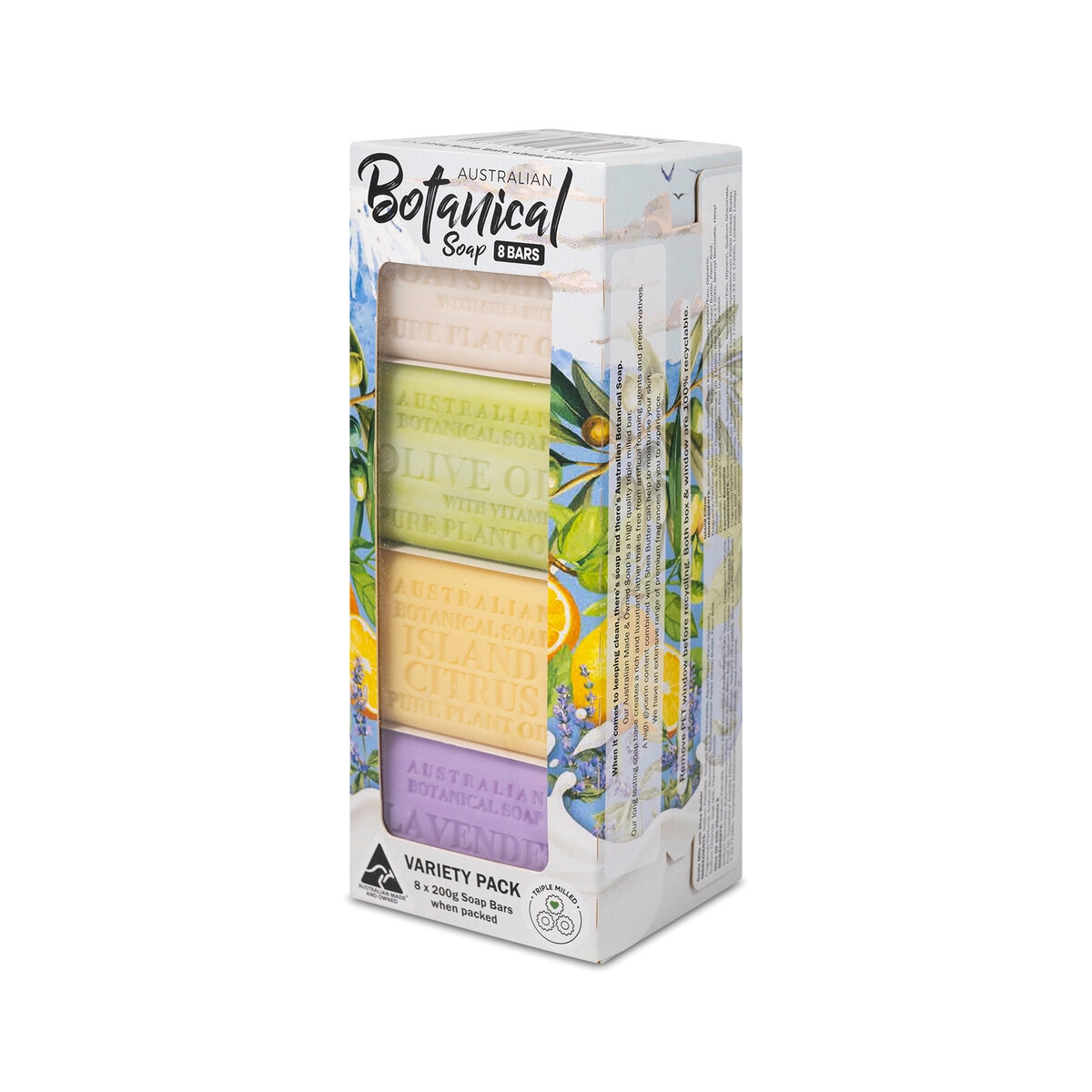 オーストラリアン ボタニカルバーソープ 4種 アソート 200g x 8個入