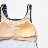 フィラ レディース ロゴ 水着 4点セット ネイビー 9M
