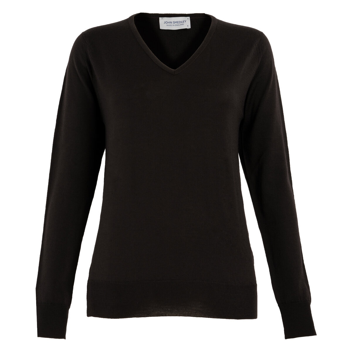 JOHN SMEDLEY (ジョンスメドレー) Vネックニット レッド サイズ:S