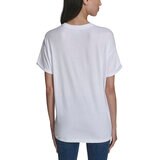 DKNY レディース 半袖 ロゴ Ｔシャツ ホワイト L