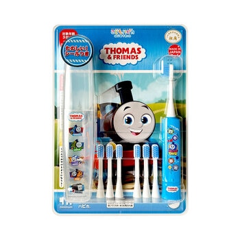 こどもハピカ はじめてセットキャラクター 電動歯ブラシ 本体 + 替ブラシ6本