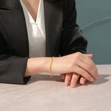 純金 ウェーブ スティックブレスレット 純金 ウェーブ スティックブレスレット
