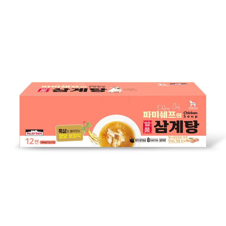 パーミーシェフ サムゲタン 155g x 12缶 愛犬用