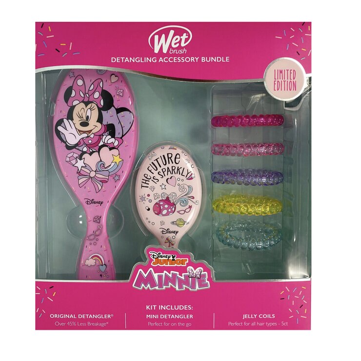 ウェットブラシ ディタングリングブラシ＆ヘアアクセサリーセット