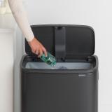 ブラバンシア Boタッチビン 60L   タッチ式ごみ箱  マットブラック  223020