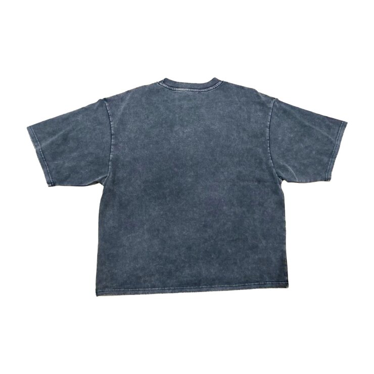 ミッキーマウス メンズ 半袖 Tシャツ ネイビー S