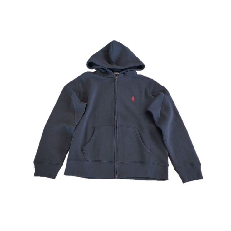 ポロ ラルフローレン ボーイズ フリース フルジップ パーカー クルーズネイビー XL