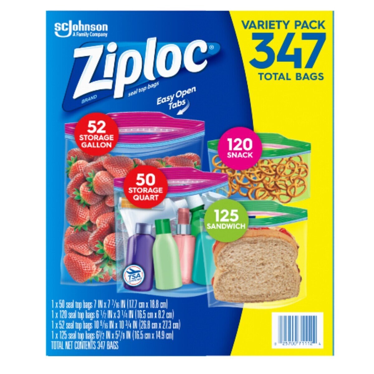 ジップロック バラエティアソート保存袋 347袋 Costco Japan