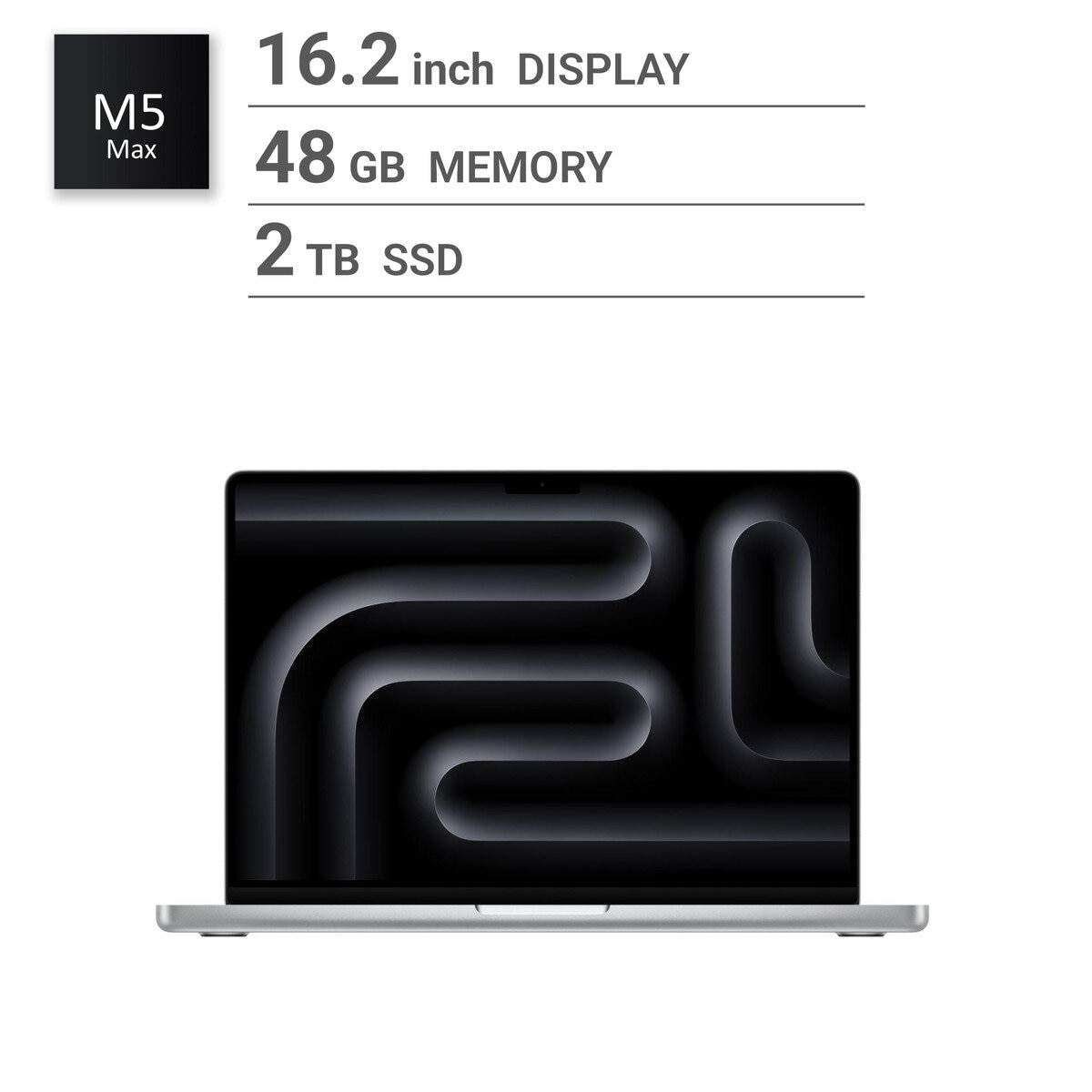 Apple/MacBook Pro 16インチ/18コアCPU/ 40コアGPU/M5 Maxチップ /48GB/2TB SSD-シルバー Apple/MacBook Pro 16インチ/18コアCPU/ 40コアGPU/M5 Maxチップ /48GB/2TB SSD-シルバー