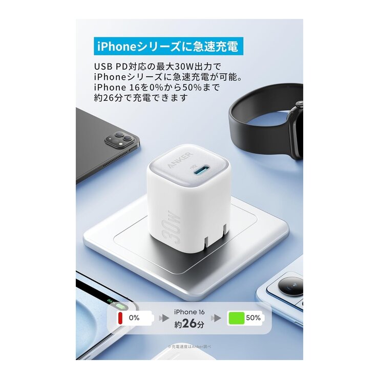 Anker Charger & Cable Set (Anker Zolo Charger / Anker Charger / Anker Zolo USB-C & USB-C ケーブル1.8m)
