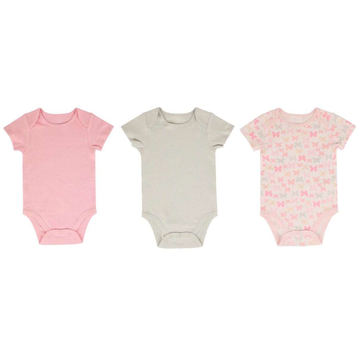 LE TOP ベビー ボデイースーツ 5枚組 バタフライ 9M