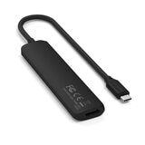Satechi 6-in1 USB-C スリムマルチポートアダプター ブラック