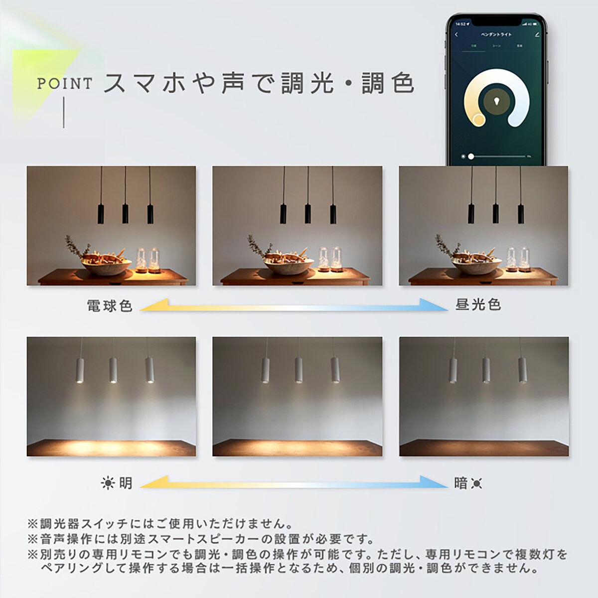 Edison Smart（エジソンスマート）ペンダントライト ダクトレール用/引っ掛けシーリング用 ホワイト/ブラック