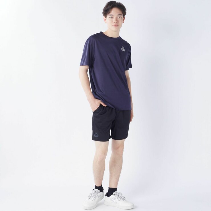 カッパ メンズ 半袖Tシャツ / ネイビー / LL カッパ メンズ 半袖Tシャツ / ネイビー / LL