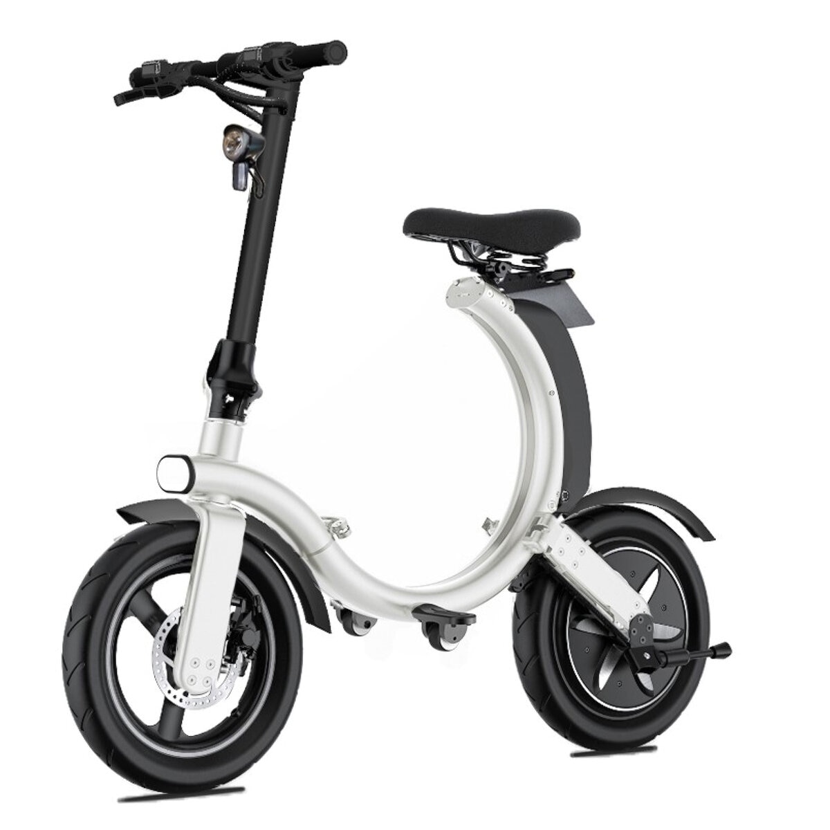 SWIFT HORSE K2 14インチ 折り畳み電動バイク 特定小型原付 白