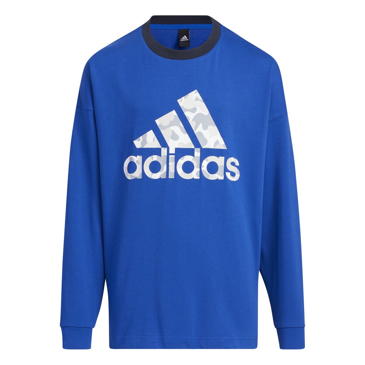 アディダス　キッズ　ロゴ長袖Tシャツ　チームロイヤルブルー　140