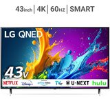 LG 43インチ 4K 量子ドット 液晶テレビ 43QNED80TJA