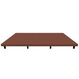 MINO 彩木 ガーデンデッキ セット W5068 x D3029 mm　ウォールナット　高さ500～600mm