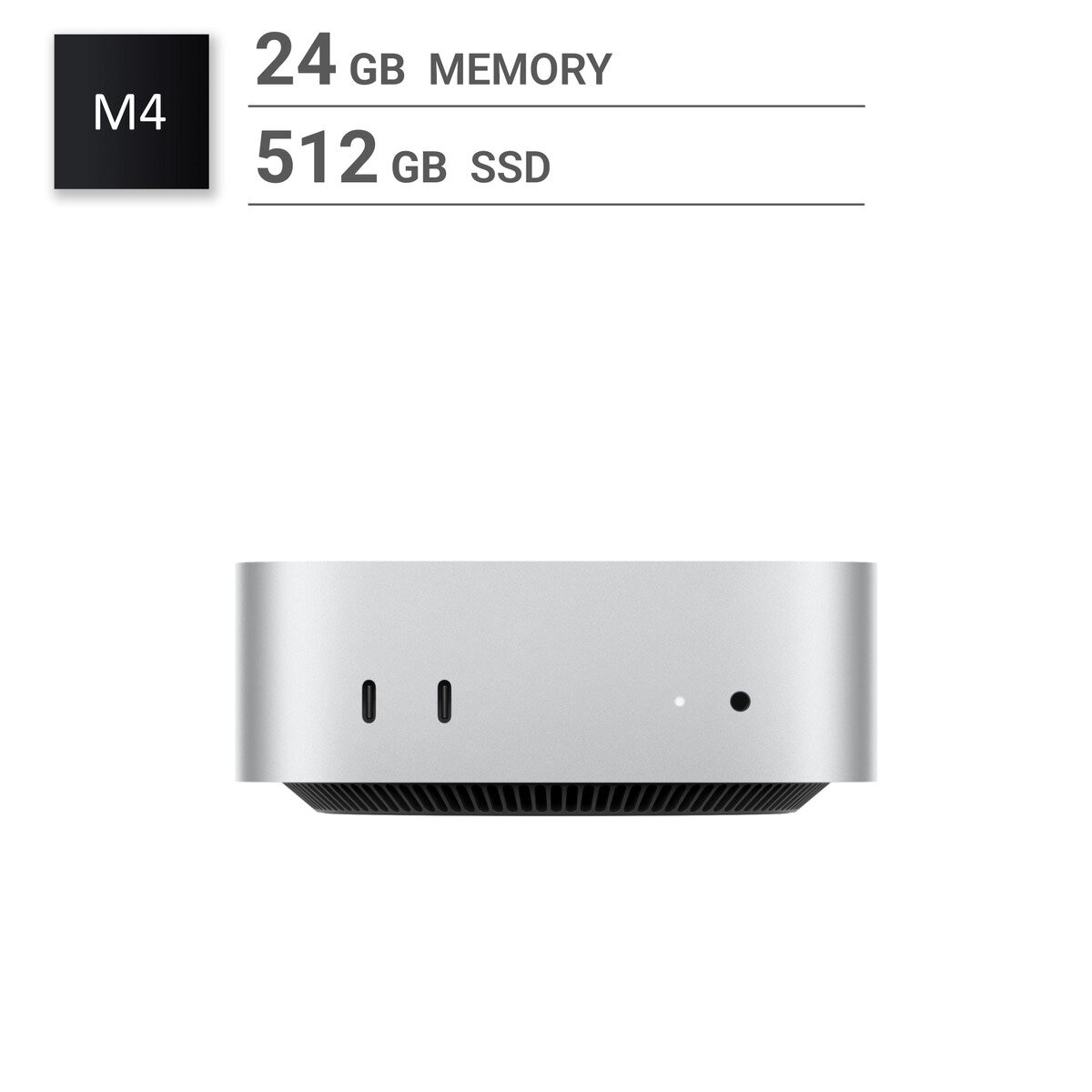 Apple/Mac mini M4 10コアCPU&10コアGPU/24GBメモリ/512GB SSD/MCYT4J/A