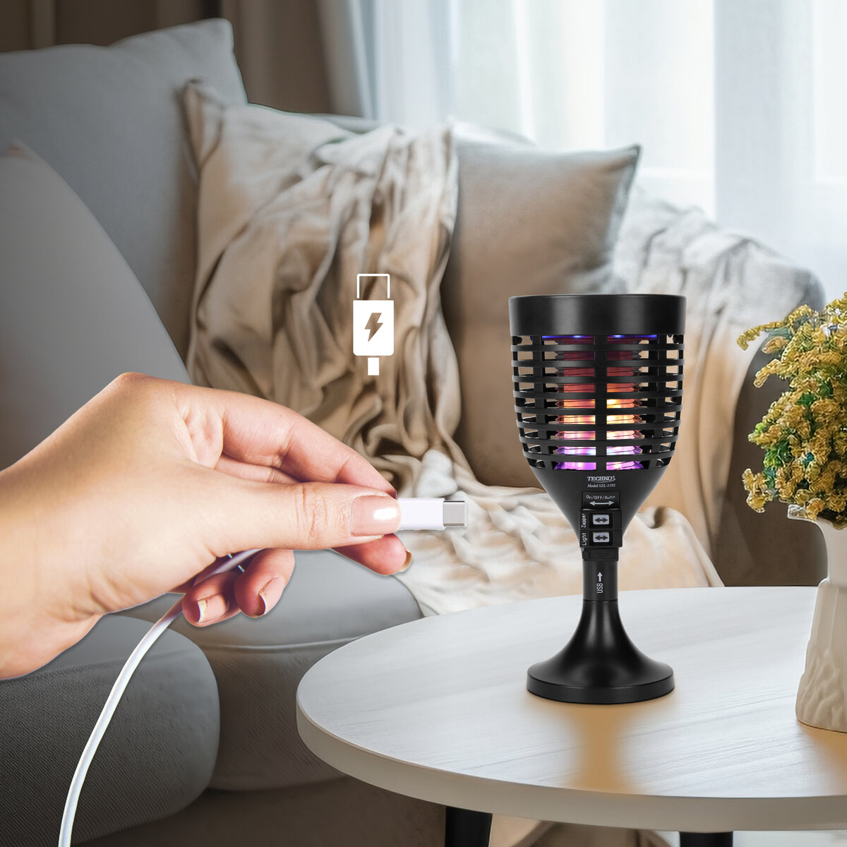 Techko ソーラー式 電撃殺虫器 Techko ソーラー式 電撃殺虫器