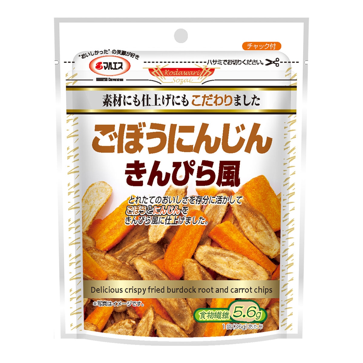 マルエス ごぼうにんじん きんぴら風 スナック 36g x 5
