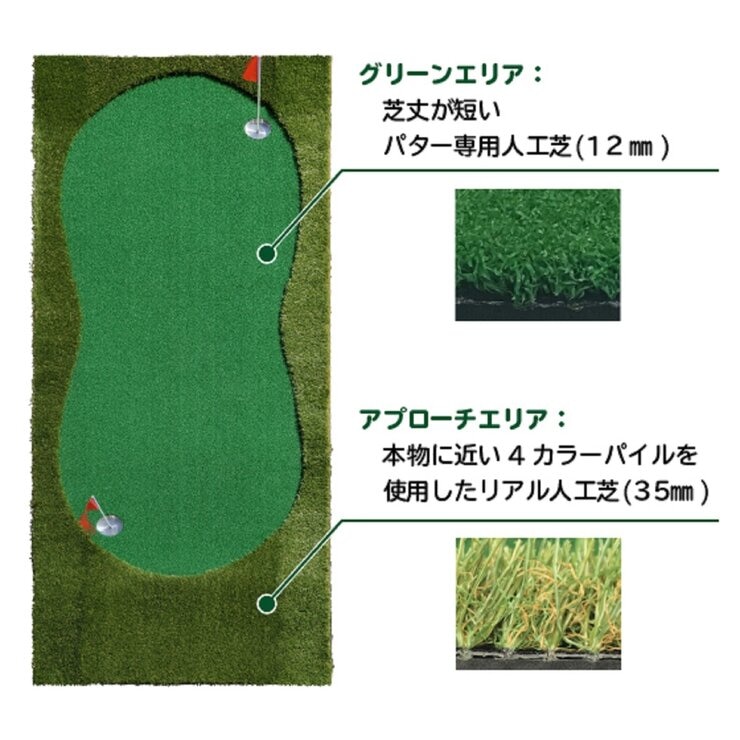 セルデス 2way ゴルフパターマット 1.2m x 3.2m セルデス 2way ゴルフパターマット 1.2m x 3.2m