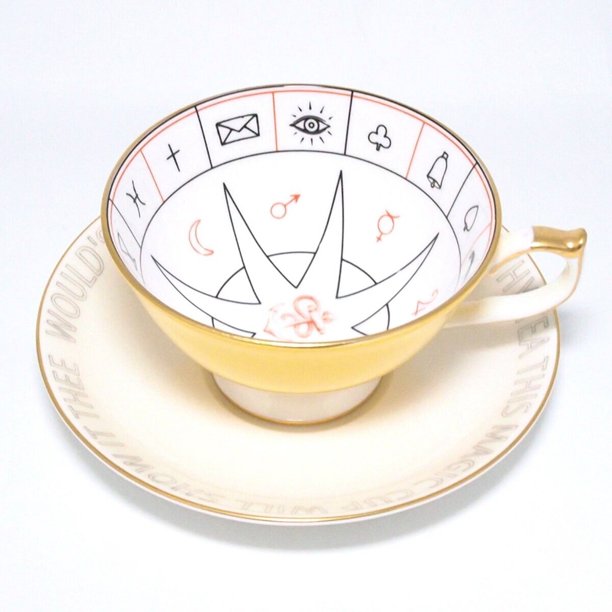 エインズレイ フォーチュン テリング ティーカップ ＆ ソーサー