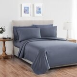 KS シーツセット 6点セット USキングサイズ ダークブルー