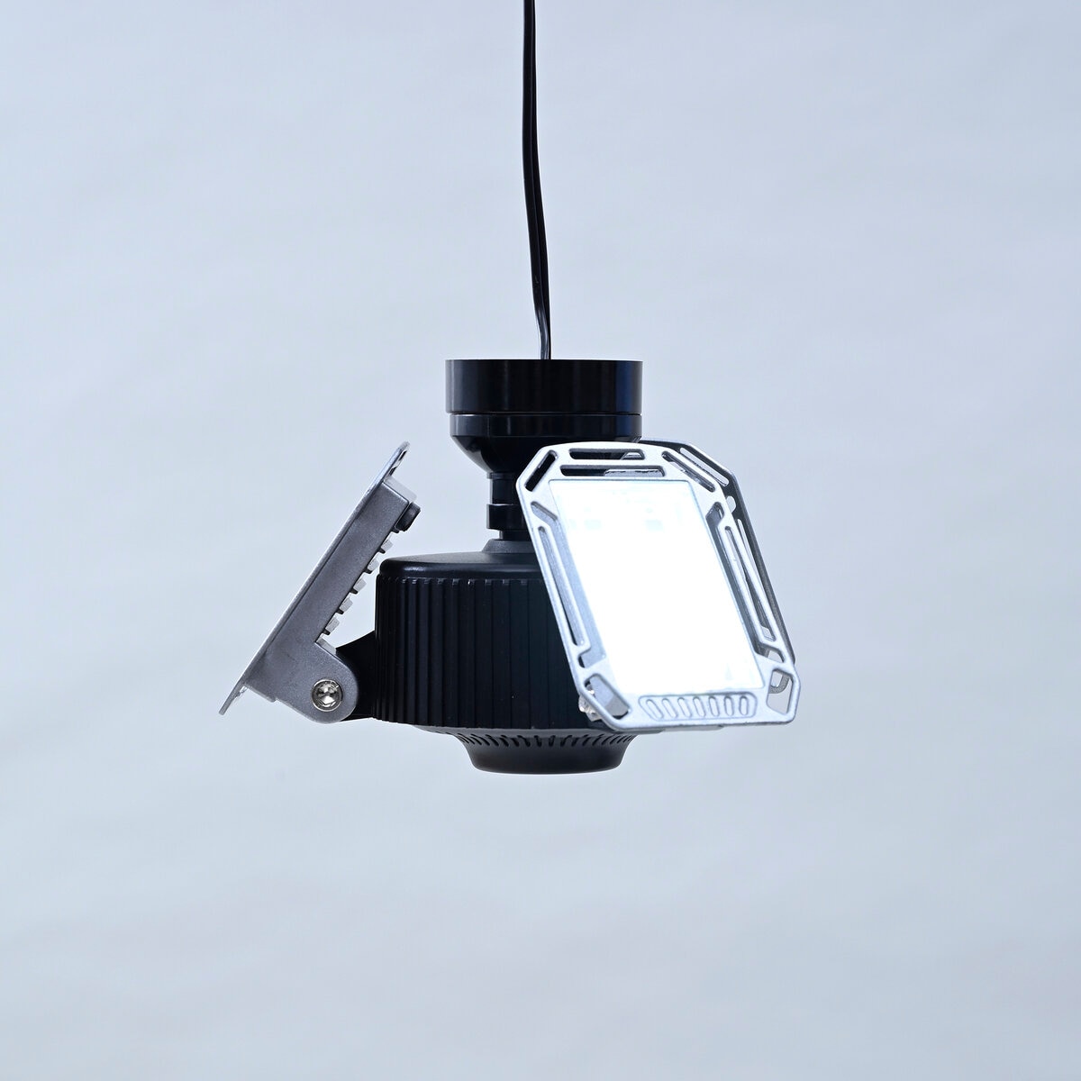 YAMAZEN 3灯LEDガレージライト/ポータブルスタンドセットGL3-0500PLS-E26SET