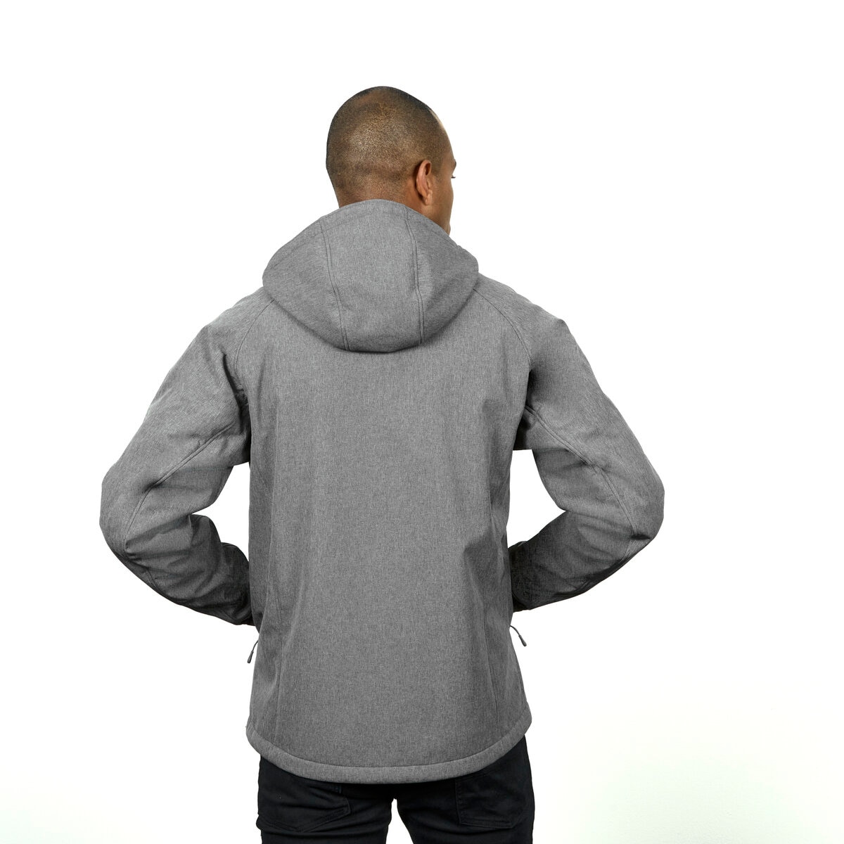 カークランドシグネチャー メンズ ジャケット グレーヘザー L