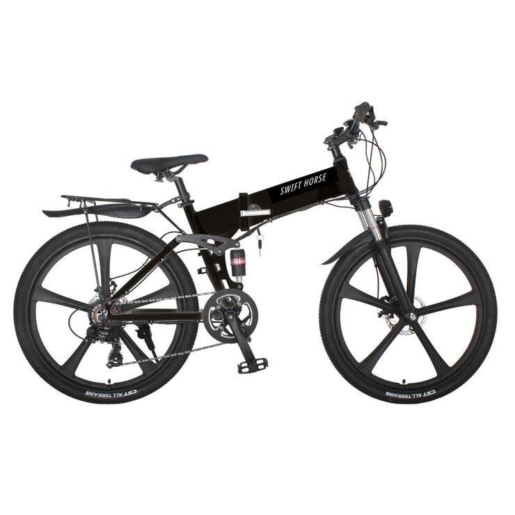 SWIFT HORSE 2 折り畳み 電動アシスト マウンテンバイク 黒