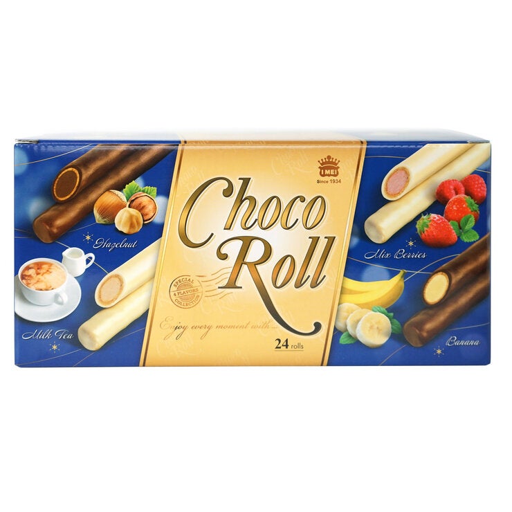 義美(イーメイ)食品 チョコロール 4種アソート 24本入り 義美(イーメイ)食品 チョコロール 4種アソート 24本入り