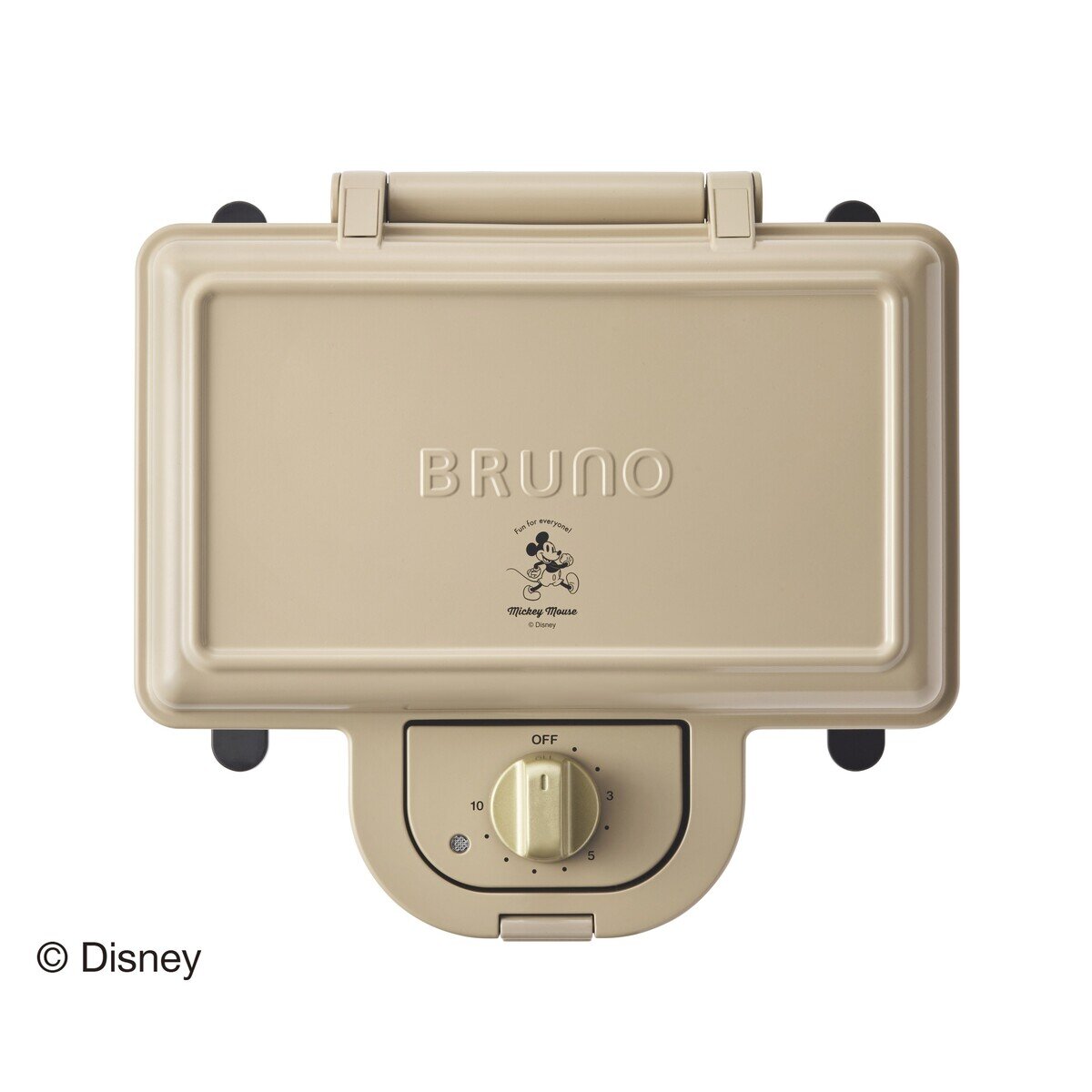 BRUNO DISNEY ホットサンドメーカー ダブル ベージュ BOE136-BE