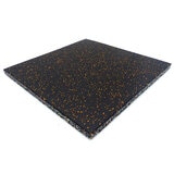 セルデス New ゴムチップマット 25ミリ厚 50cm x 50cm 8枚セット オレンジミックス(JL-03)