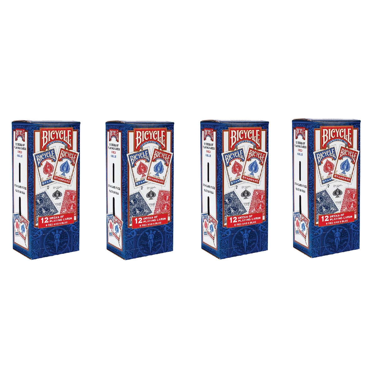 BICYCLE プレイングカード 48デックセット (12デック x 4箱