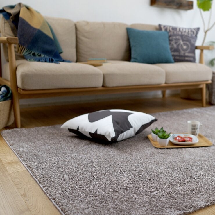 スミノエ アレルブロック 防炎 ラグ イルミエ 261 x 352cm ベージュ スミノエ アレルブロック 防炎 ラグ イルミエ 261 x 352cm ベージュ