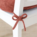 メモリーフォーム チェアパッド 2枚パック　レッド