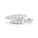 18K ホワイトゴールド 0.59カラット ダイヤモンドリング