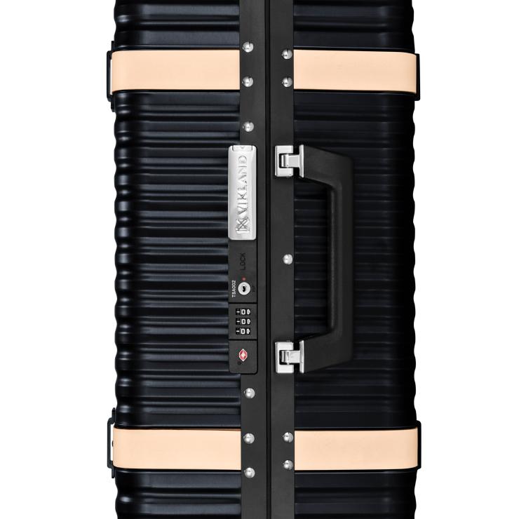 ランツォ スーツケース バイキング 24インチ 47L ブラック X ベージュ