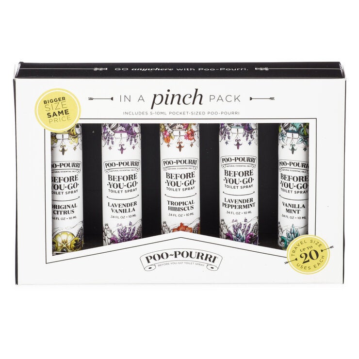 Poo-Pourri トイレ用消臭フレグランススプレー 持ち歩き用 5種アソートパック Poo-Pourri トイレ用消臭フレグランススプレー 持ち歩き用 5種アソートパック