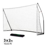 クイックプレイ ポータブルフットサルゴール 3ｍ x 2m 公式サイズ