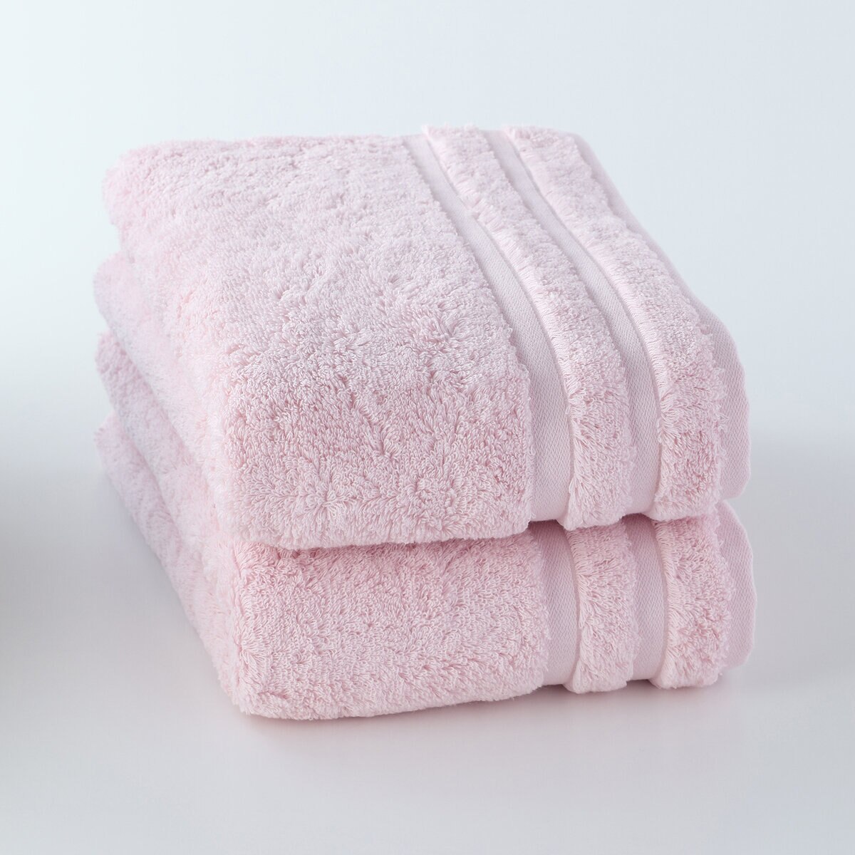 UCHINO 贅沢ボリューム バスタオル 2枚組 60cm x 120cm ピンク