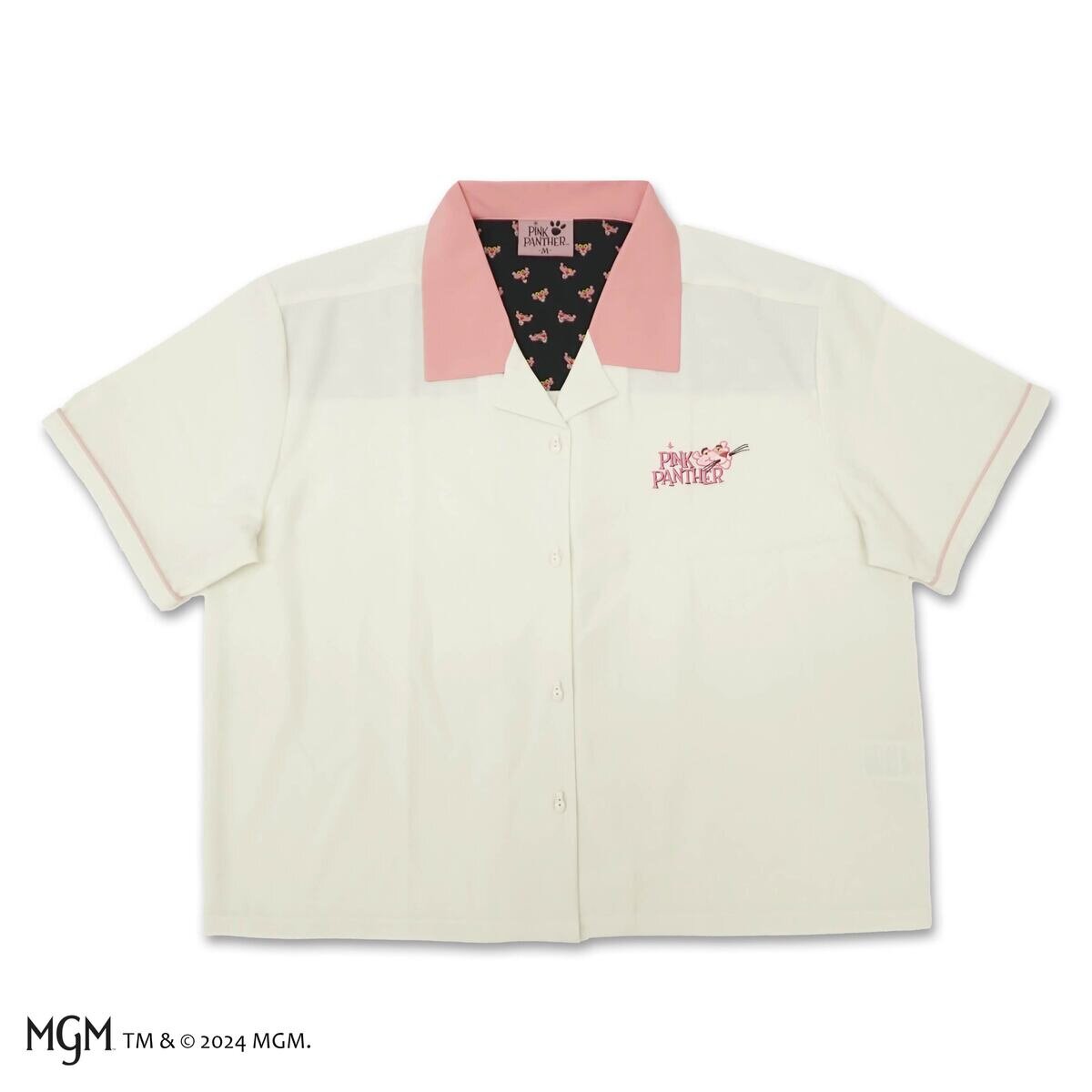 ピンクパンサー レディース ボウリングシャツ ホワイト M | Costco Japan