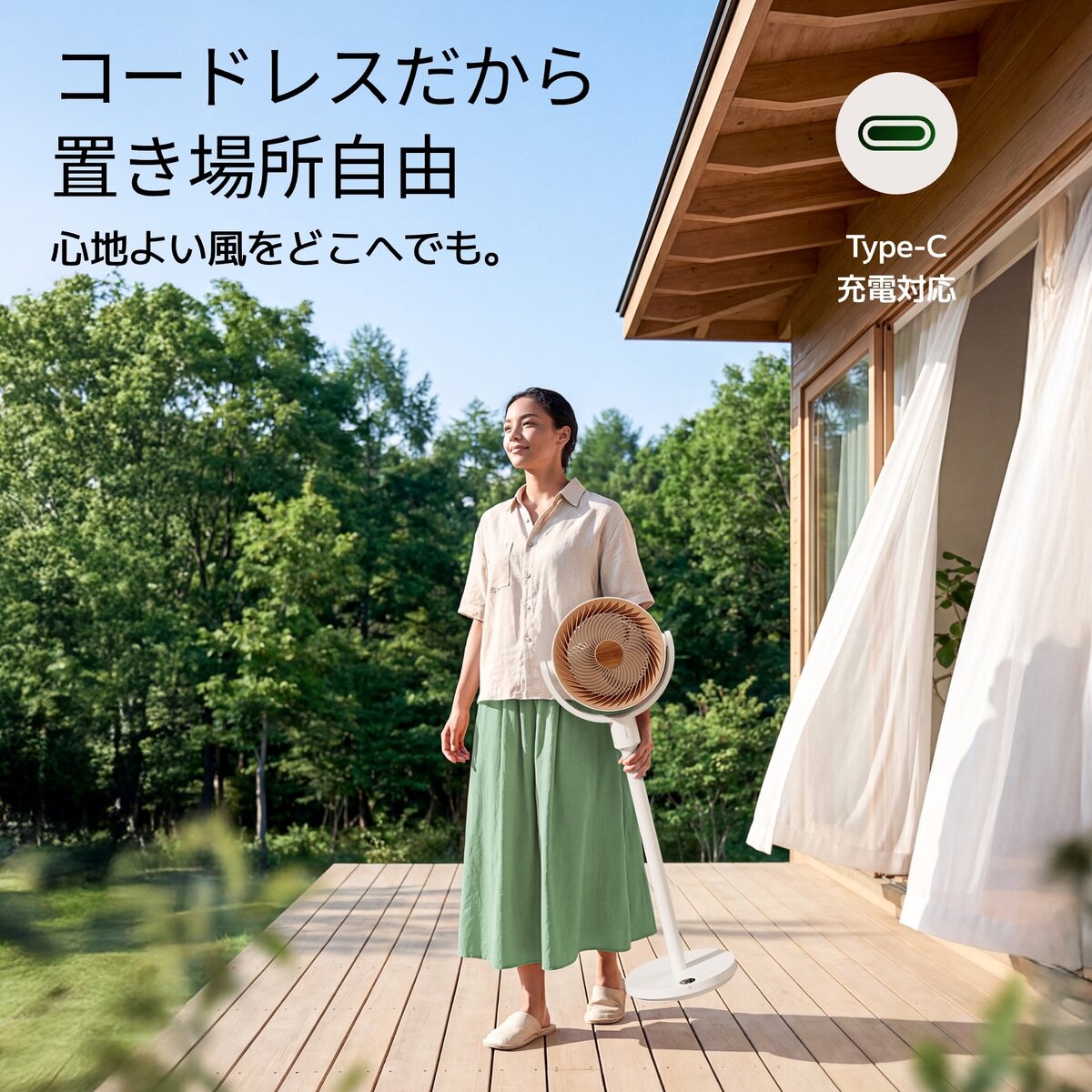 SwitchBot スマートサーキュレーター(スタンド型) W3800520